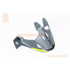 Козирок шолома кросового GLX-802, чорно-салатовий