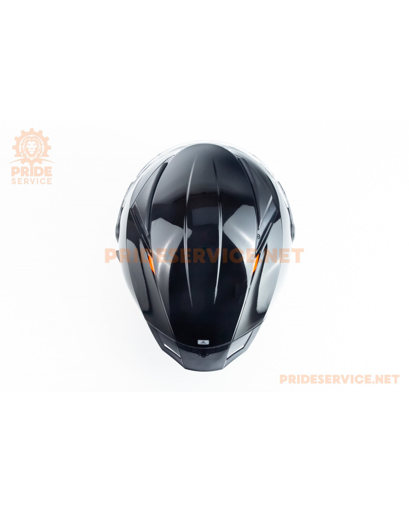 Шолом інтеграл (стандарт DOT/ECE), висувні окуляри PANTHER SV М (57-58см), чорний