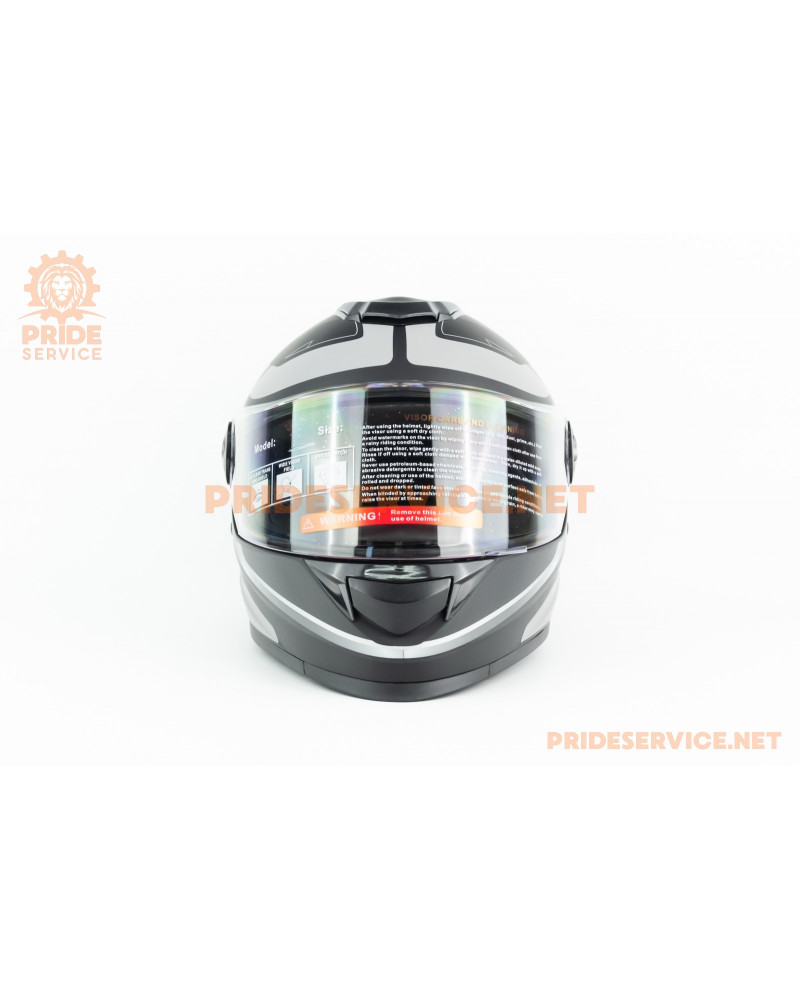 Шолом інтеграл М65 S (55-56см), чорно-сірий мат