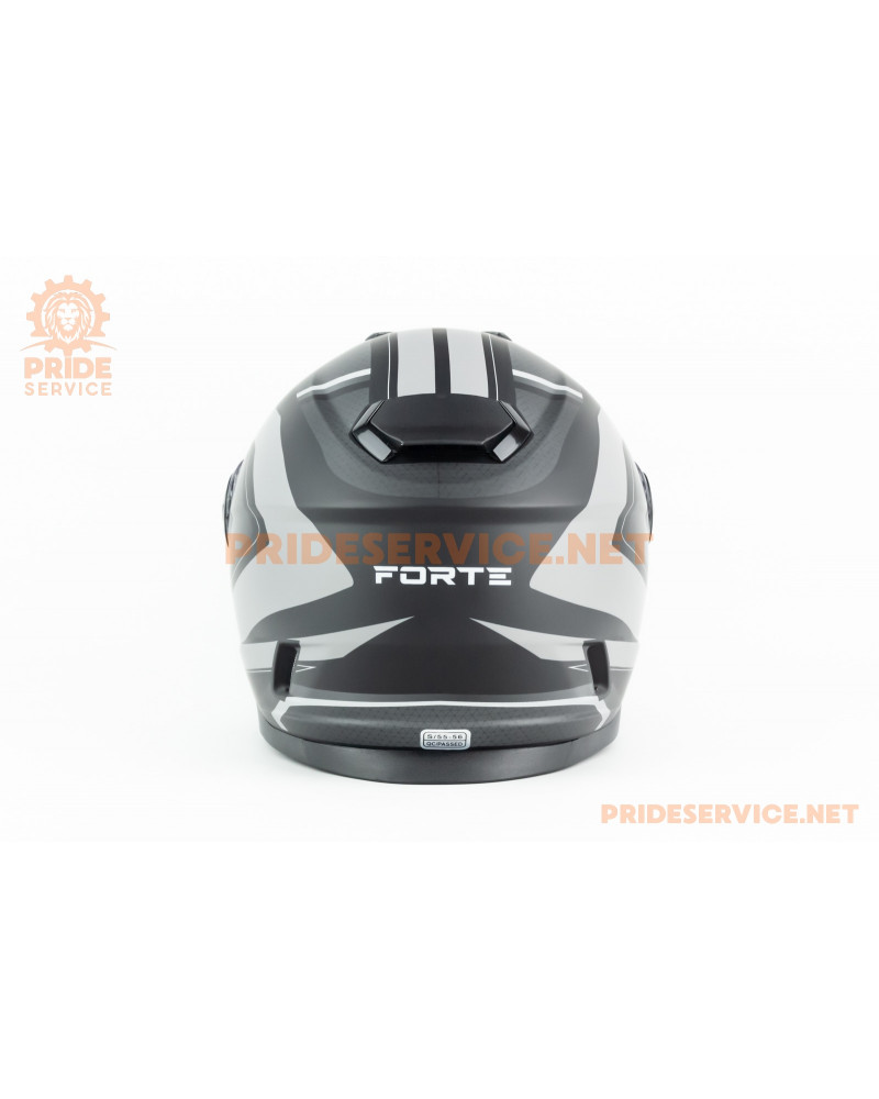 Шолом інтеграл М65 S (55-56см), чорно-сірий мат