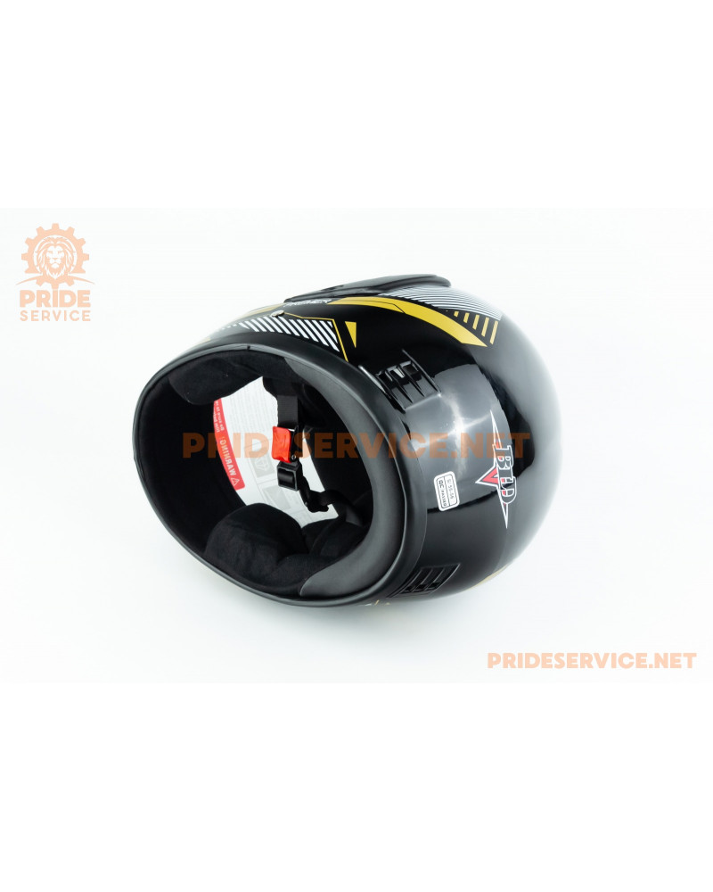 Шолом інтеграл BLD-825B S (55-56см), чорно-золотистий