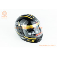 Шолом інтеграл BLD-825B S (55-56см), чорно-золотистий