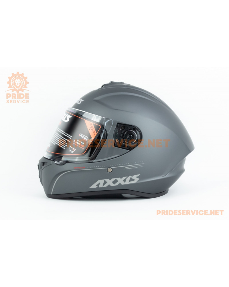 Шолом інтеграл DRAKEN S (стандарт DOT/ECE) S (55-56см), сірий мат Шолом інтеграл DRAKEN S (стандарт DOT/ECE) S (55-56см), сірий мат