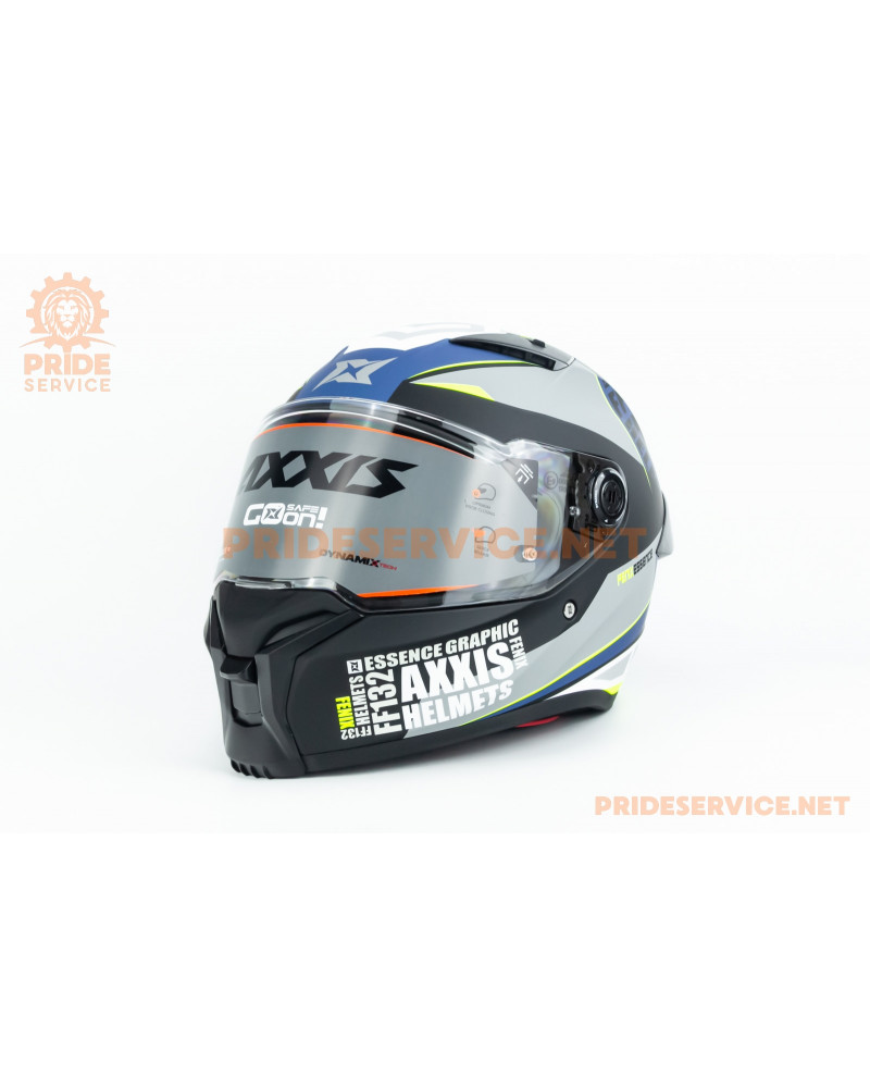 Шолом інтеграл FENIX ​​Essence (стандарт DOT/ECE) L (59см), чорно-синій мат