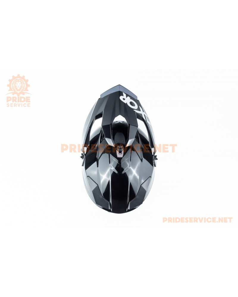 Шолом кросовий X CROSS (стандарт DOT/ECE) S (55-56см), чорно-червоний