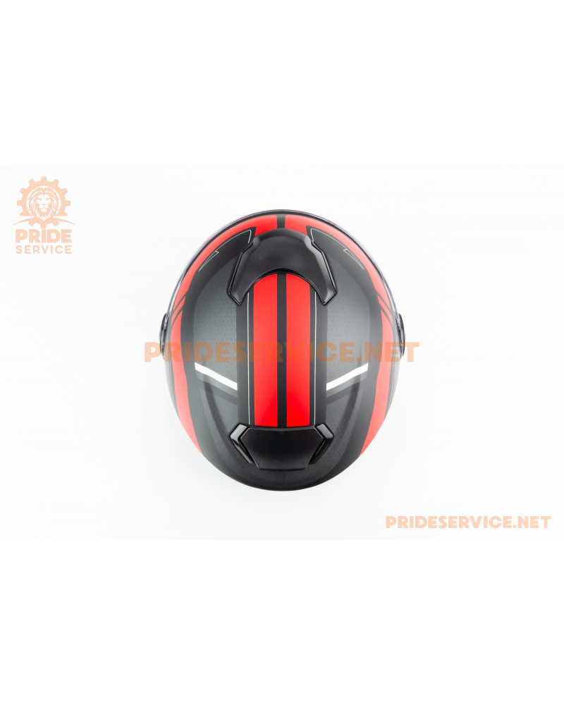 Шолом інтеграл М65 S (55-56см), чорно-червоний мат