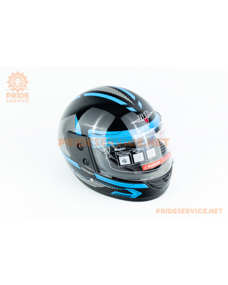 Шолом інтеграл BLD-825B S (55-56см), чорно-синій