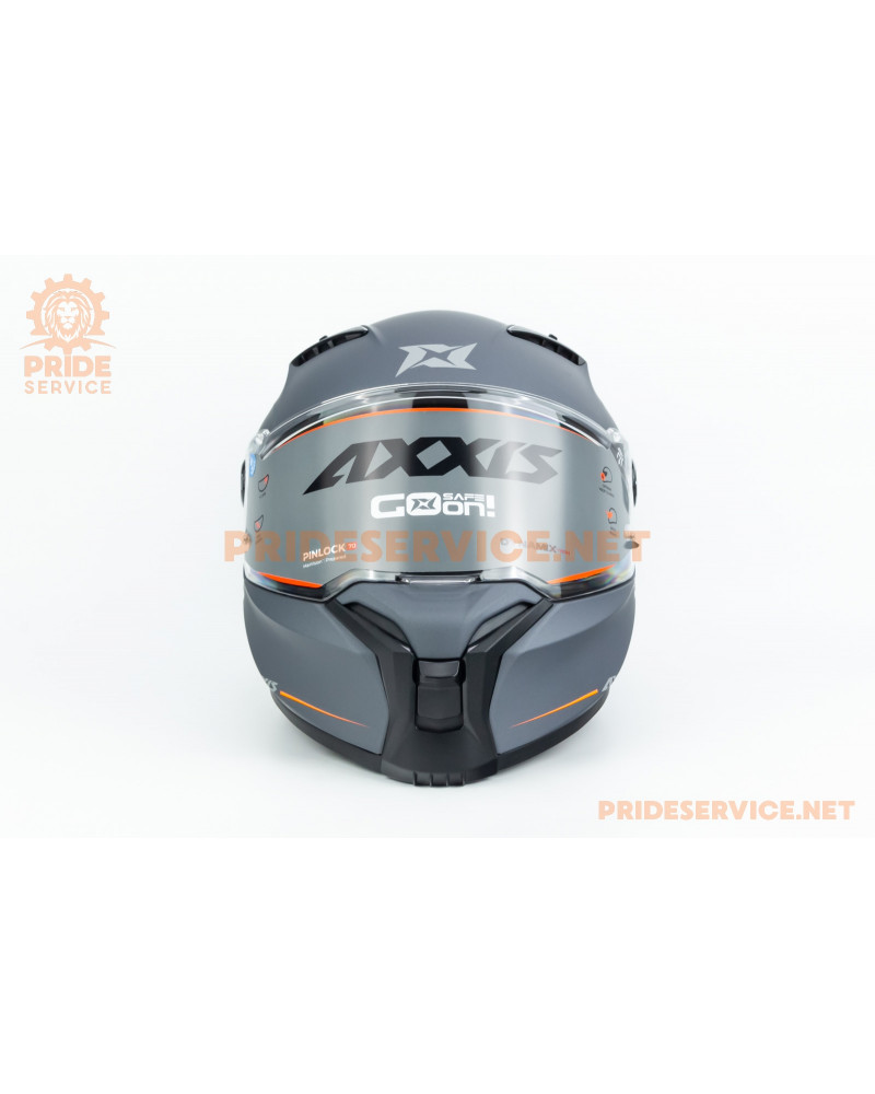 Шолом інтеграл FENIX ​​(стандарт DOT/ECE) L (59см), сірий мат