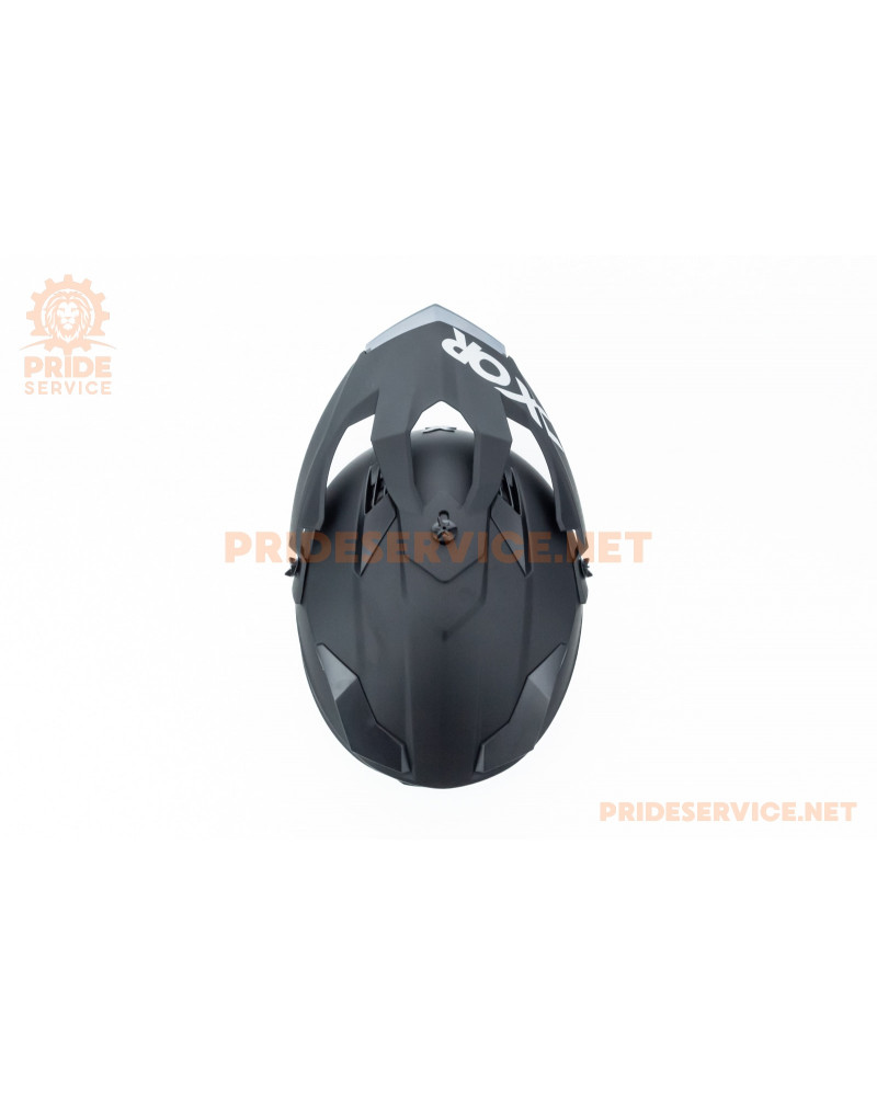 Шолом кросовий X CROSS (стандарт DOT/ECE) S (55-56см), чорно-червоний мат