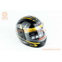 Шолом інтеграл BLD-825B М (57-58см), чорно-золотистий