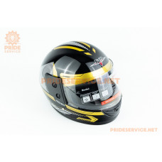 Шолом інтеграл BLD-825B М (57-58см), чорно-золотистий