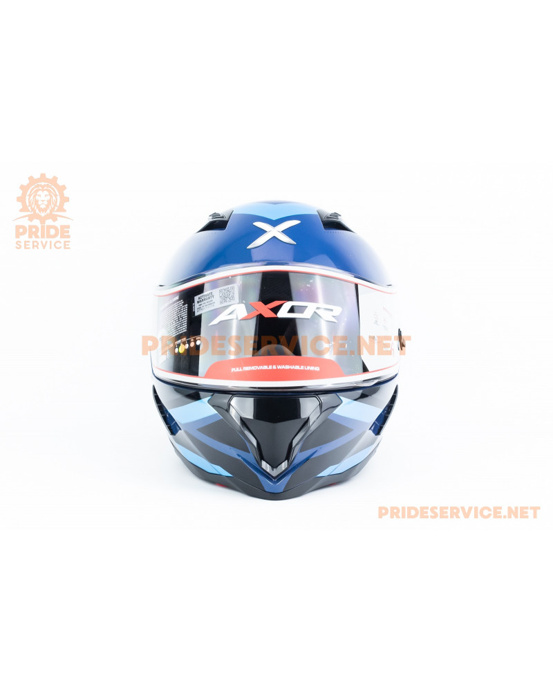 Шолом інтеграл HUNTER CORNET (стандарт DOT/ECE) М (57-58см), синьо-чорний Шолом інтеграл HUNTER CORNET (стандарт DOT/ECE) М (57-58см), синьо-чорний