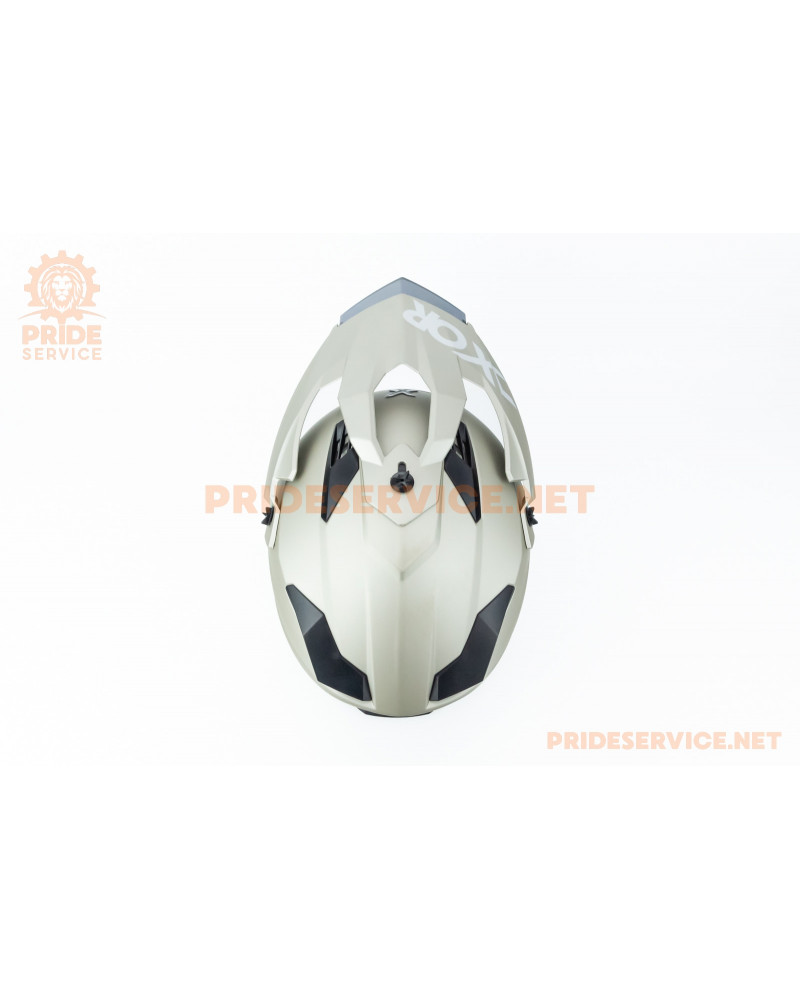 Шолом кросовий X CROSS (стандарт DOT/ECE) М (57-58см), нікель мат