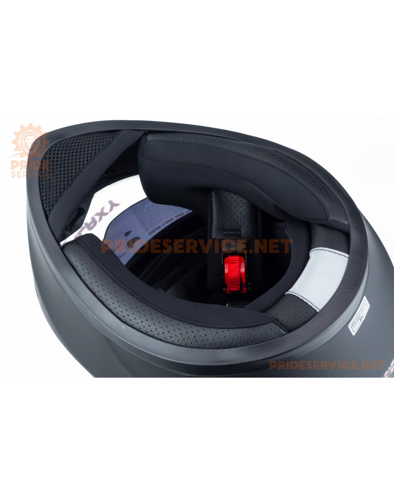 Шолом інтеграл, висувні окуляри GLX-316 M (57-58см), чорний мат