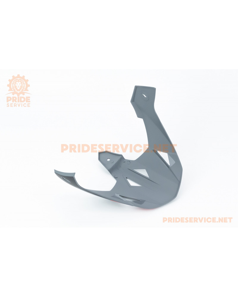 Козирок шолома кросового GLX-802, чорно-червоний мат