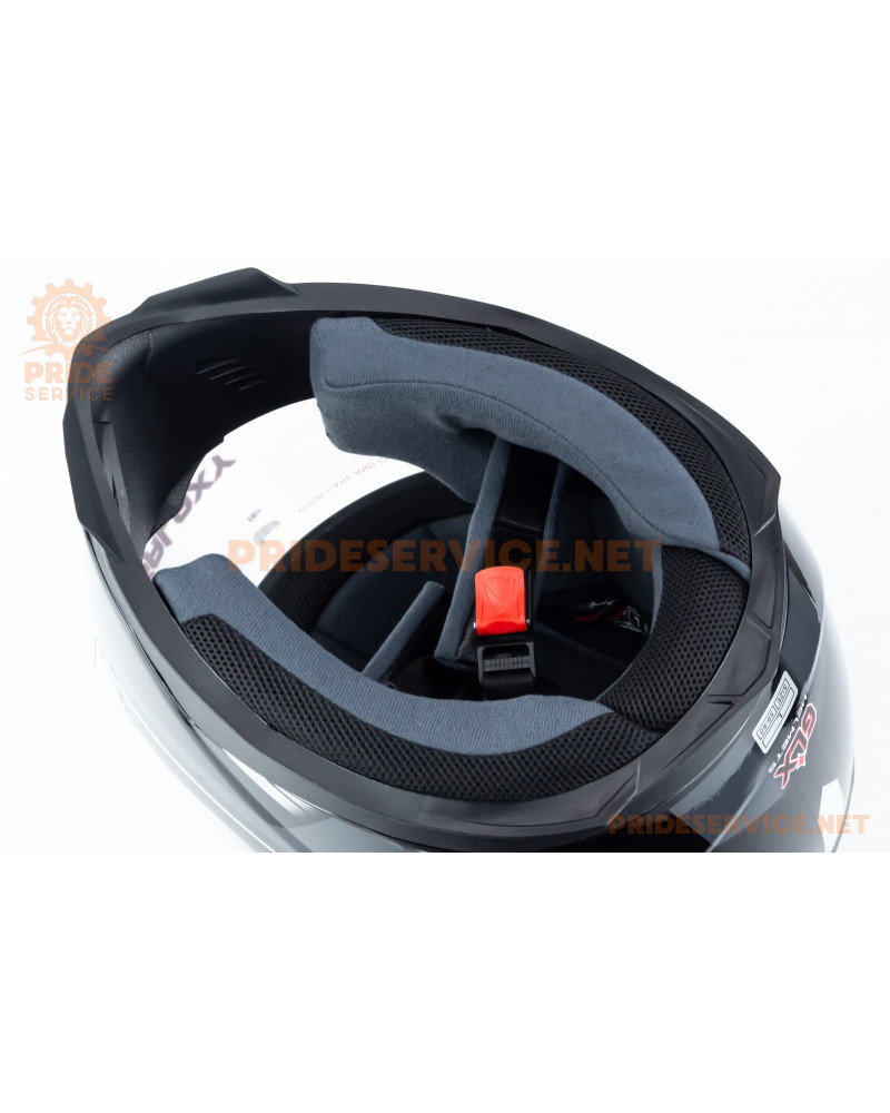 Шолом інтеграл GLX-313 L (59-60см), чорно-білий