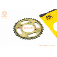 Зірка задня RS125-428-38T-d-64; 4отв.*80мм "гаряна" (V200N)