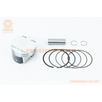 Поршень к-кт CB250cc 71мм (висота 44,6мм, палец 17мм) 171Fмм Loncin FE250