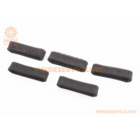 Фільтр повітряний-елемент круглий, поролон з просоченням, чорний, к-кт 5шт