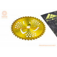 Ніж 40Тх255мм побідитові зуби "пелюстка", "GOLD"