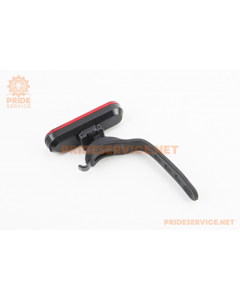 Ліхтар задній 50 lumen, Li-ion 3.7V 330mAh зарядка від USB, вологозахисний, 056