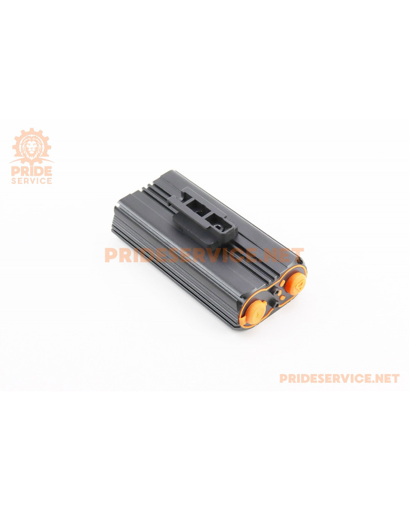 Ліхтар передній 2 діода 1600 lumen алюмінієвий, Li-ion 3.7V 4400mAh зарядка від USB, вологозахисний, чорно-оранжевий LR-Y2