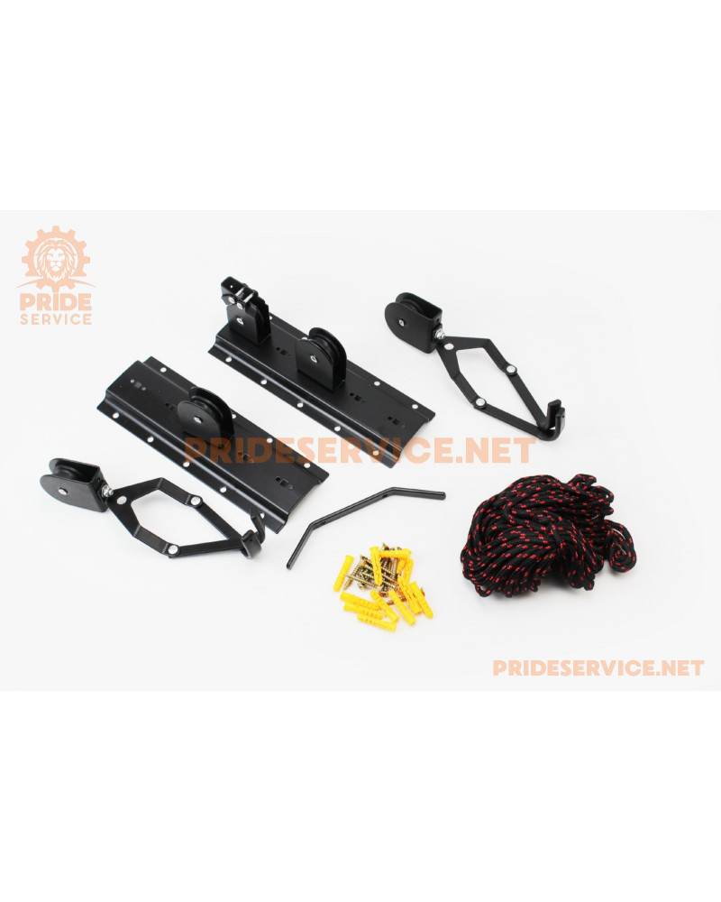 Кріплення велосипеда до стелі, чорне HS-044