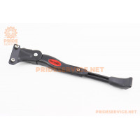 Підніжка 24-26" задня, телескопічна, кріпл. під 2 болти за перо рами, алюмінієва, чорна Підніжка 24-26" задня, телескопічна, кріпл. під 2 болти за перо рами, алюмінієва, чорна