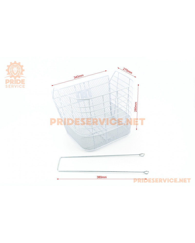 Кошик передній 26" (дріт), білий JL-CK055