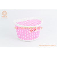 УЦІНКА Кошик CHILD передній 12", розовий CR-BS01-8 (немає кріплення, див. фото)