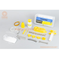 Набір для прокачування гідравлічних гальм Shimano та Tektro (латунні адаптери)