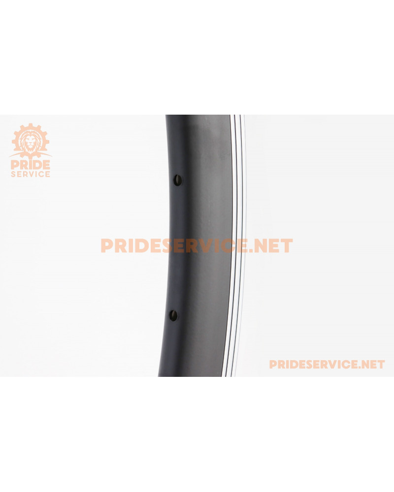 Обід 28" (622x19) V-brake "крапля", 14Gх36H алюмінієвий, чорний "GRAVITY" ZLA-015B