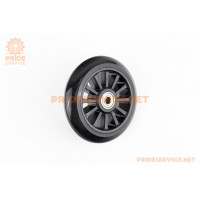 Колесо трюкового самоката 110мм, пластмасове, пром-підшипники 608 (8х22х7) 2RS, чорне