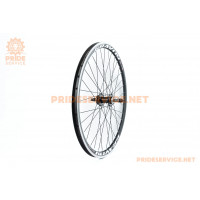 Колесо 26" заднє Disk-brake, обід "крапля" та втулка 14Gx36H алюмінієві, під вільнобіг, кріпл. ексцентрик, "GRAVITY"
