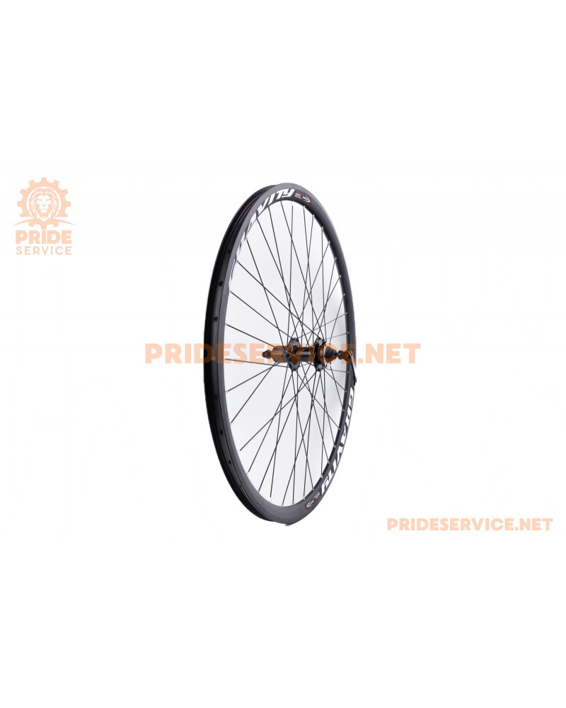 Колесо 29" заднє Disk-brake, обід "крапля" та втулка Neco (MS37R) 14Gx36H алюмінієві, під касету 8-9зв, кріпл. ексцентрик, "GRAVITY" (2)