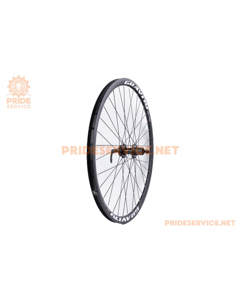 Колесо 29" заднє Disk-brake, обід "крапля" та втулка Neco (MS37R) 14Gx36H алюмінієві, під касету 8-9зв, кріпл. ексцентрик, "GRAVITY" (2)
