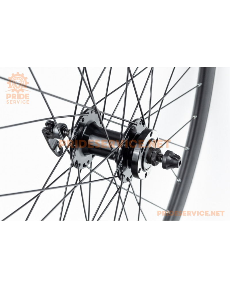 Колесо 27,5" переднє Disk-brake, обід "крапля" та втулка Neco (MS31F) 14Gx36H алюмінієві, кріпл. ексцентрик, "GRAVITY"