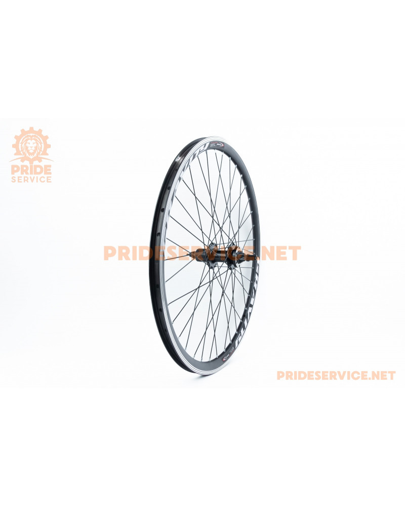 Колесо 26" заднє Disk-brake, обід "крапля" та втулка Neco (MS37R) 14Gx36H алюмінієві, під касету 8-9зв, кріпл. ексцентрик, "GRAVITY"