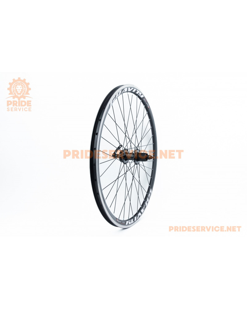 Колесо 26" заднє Disk-brake, обід "крапля" та втулка Neco (MS37R) 14Gx36H алюмінієві, під касету 8-9зв, кріпл. ексцентрик, "GRAVITY"