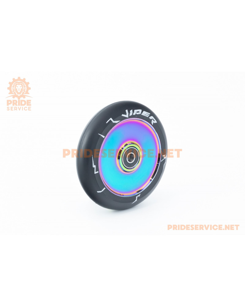 Колесо трюкового самоката 110мм, алюмінієве, пром-підшипники 608 (8х22х7) 2RS, хаміліон