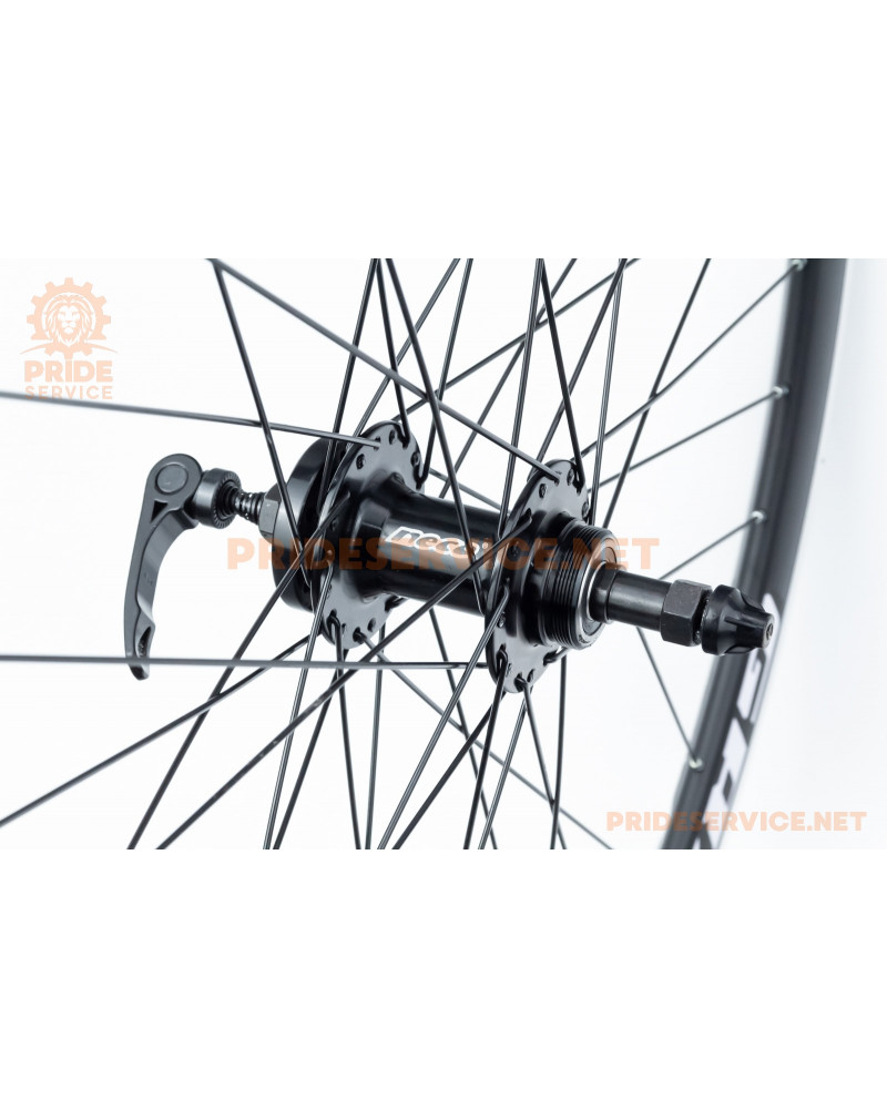 Колесо 29" заднє Disk-brake, обід "крапля" та втулка 14Gx36H алюмінієві, пром-підшипники 6200 2RS, під вільнобіг, кріпл. ексцентрик, "GRAVITY"