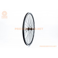 Колесо 29" заднє Disk-brake, обід "крапля" та втулка 14Gx36H алюмінієві, пром-підшипники 6200 2RS, під вільнобіг, кріпл. ексцентрик, "GRAVITY"