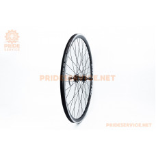 Колесо 29" заднє Disk-brake, обід "крапля" та втулка 14Gx36H алюмінієві, пром-підшипники 6200 2RS, під вільнобіг, кріпл. ексцентрик, "GRAVITY"