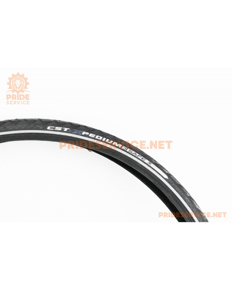 Шина 28"x1 5/8х1 3/8 (35-622) дорожня з світловідбиваючою смугою (захист 5ст.) XPEDIUM SAFE С1880