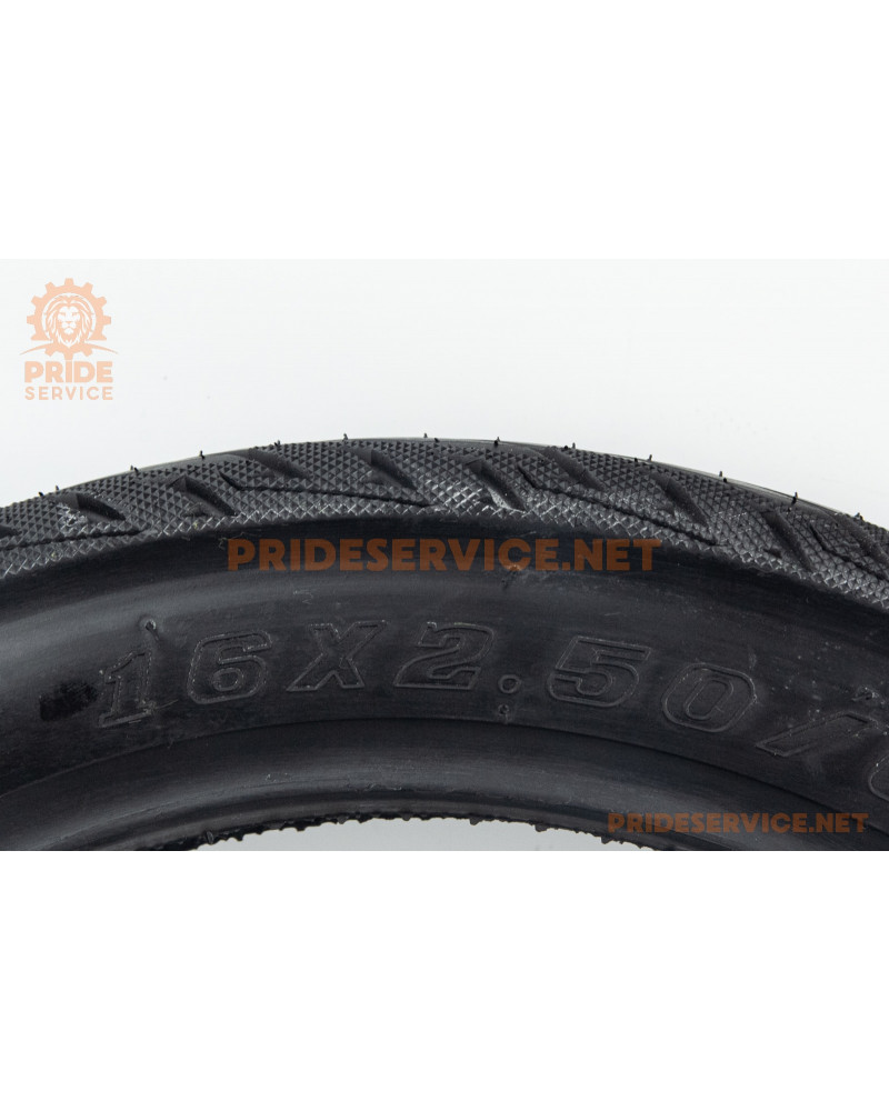 Шина 16"x2,50 (2,25-12) безкамерна, дорожня E-BIKE H-977