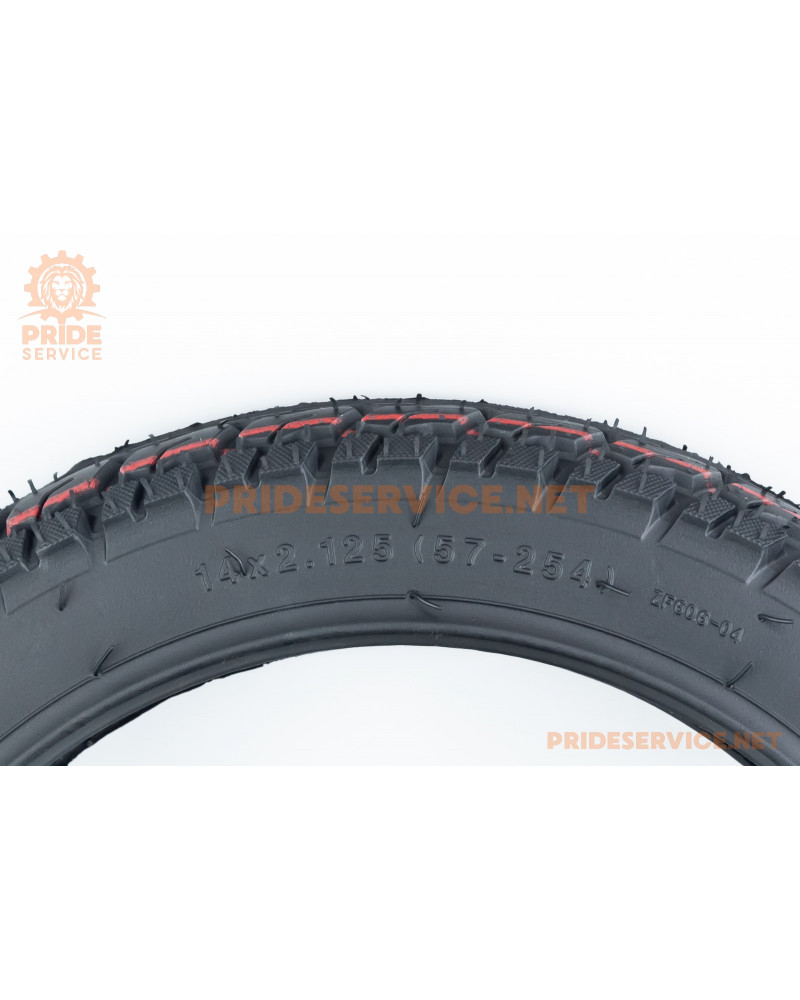 Шина 14"х2,125 (57-254) безкамерна, дорожня E-BIKE 416