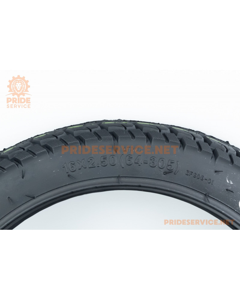 Шина 16"x2,50 (64-305) безкамерна, дорожня E-BIKE 416