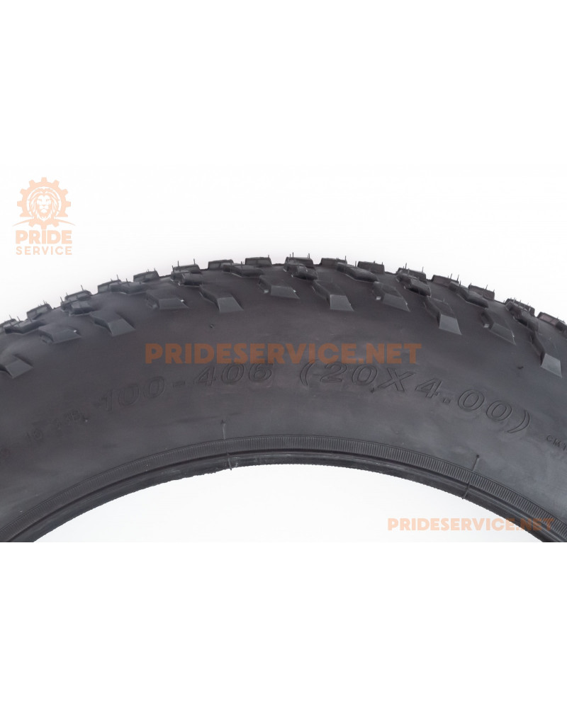 Шина 20"x4,00 (100-406) шипована (захист Defender Mix 1,5мм) ADVENTURE CMT-07