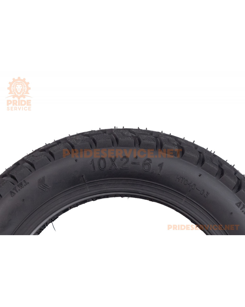Шина 10x2-6.1 безкамерна, шипована HT-040 (міні-сігвей/електросамокат)