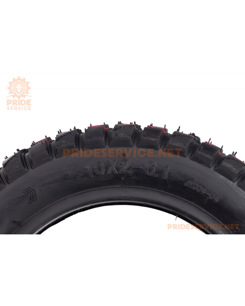 Шина 10x2-6.1 безкамерна, шипована JY-004 (міні-сігвей/електросамокат)
